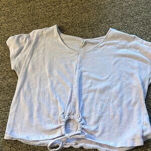 Small light purple dress top